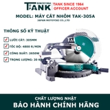 Máy cắt nhôm TUPANK TAK-305A cắt nhôm, cắt gỗ, cắt đa năng...
