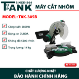 Máy cắt nhôm TUPANK TAK-305B (Curoa)