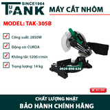 Máy cắt nhôm TUPANK TAK-305B (Curoa)