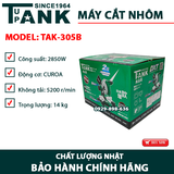 Máy cắt nhôm TUPANK TAK-305B (Curoa)