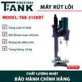 Máy khoan rút lõi TUPANK TAK-315KBT