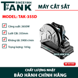 Máy cắt sắt Tupank TAK-355D