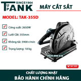 Máy cắt sắt Tupank TAK-355D