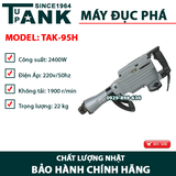 Máy đục phá bê tông TANK TAK-95H
