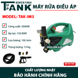 Máy rửa xe gia đình cao áp TUPANK TAK-IM3 (Có điều áp)