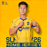 Áo thi đấu SLNA FC 2025/26 - màu vàng