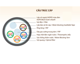 Cáp quang luồn cống phi kim loại 24FO