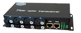 Bộ chuyển đổi tín hiệu quang điện 8 cổng quang. Model: ZC-8GSC-1000MB-2GE
