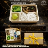 191024 Set lunch Đào tạo - Cơm bắp bò sốt tiêu + cá trứng chiên giòn