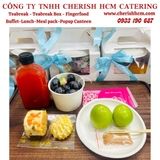 Teabreak box Plump- 2 Bánh, trái cây, nước ép