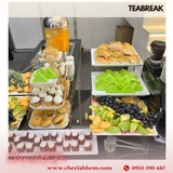 Tiệc teabreak trọn gói, gói 6,600k, phù hợp từ 60 khách