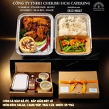 181125 Set lunch Cơm gà xào sả ớt, bắp nấm đút lò/ Stir-fried lemongrass chili chicken, baked corn & mushrooms