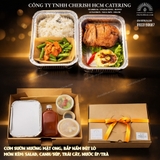 181125 Set Lunch Deluxe - Cơm sườn nướng mật ong, bắp nấm đút lò/ Honey-grilled pork rib rice with baked corn & mushrooms