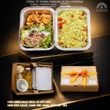 281125 Set Lunch Blithe - Cơm chiên ngọc bích, gà sốt nấm/ Jade Fried Rice with Chicken in Mushroom Sauce