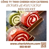 Set 10 bông lan cuộn cầu vồng/ trà xanh/ red velvet/ chà bông/ trứng muối size teabreak