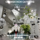 Tiệc khai trương trọn gói+ decor bong bóng
