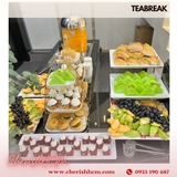 Tiệc teabreak trọn gói, gói 6,600k, phù hợp từ 60 khách