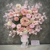 Hoa lụa - Theme hồng