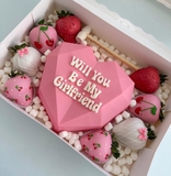 Chocolate Strawberry Broken Heart