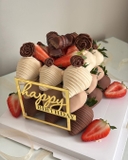 Chocolate Strawberry Happy Birthday