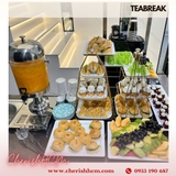 Tiệc teabreak trọn gói, gói 6,600k, phù hợp từ 60 khách