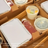 201125 Lunch box Regional - Cơm gà nướng sốt chanh tỏi Địa Trung Hải, heo BBQ/ Mediterranean lemon–garlic grilled chicken rice, and BBQ pork