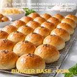 Vỏ bánh hamburger mini size đường kính 4cm/6cm (đã nướng) - Giao từ 50 vỏ
