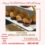 100124 Set 10 Cupcake bông lan trứng muối