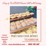 Set 10 Bánh mì mini phô mai chảy gà cay