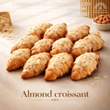 121125 Set 10 croissant hạnh nhân/ Almond croissant