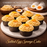 100124 Set 10 Cupcake bông lan trứng muối