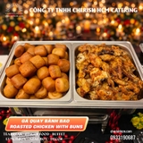 Gà quay bánh bao/ Roasted Chicken with Buns