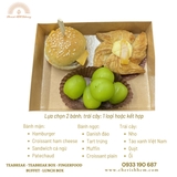 Teabreak Box - Nhanh gọn 1 bánh mặn, 1 bánh ngọt, 1 trái cây