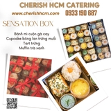 Teabreak box- Sensation Box- 3 bánh mặn 1 bánh ngọt