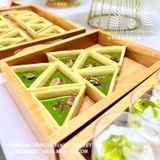 111225 Set 10 Tart chocolate hạt dẻ cười/ Pistachio Chocolate Tart