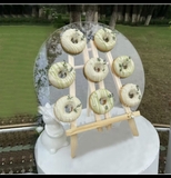 Giá trưng bày bánh donut - Giá gỗ 8 móc - Hàng order