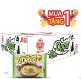 Mua 1 tặng 1 Mì tôm chua cay/ Bò hầm/ Tương đen sườn heo Oppa Ottogi thùng 30 gói 65gr