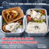 051125 Cơm cá chẽm sốt tiêu, gà sốt mayo