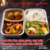 040226 Lunch box - Cơm tôm xào chua ngọt, thịt viên