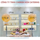 Tiệc teabreak khai trương, decor bong bóng