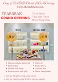 Tiệc teabreak khai trương, decor bong bóng