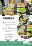 Tiệc teabreak trọn gói, gói 6,600k, phù hợp từ 60 khách