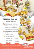 Tiệc teabreak trọn gói- Gói 4,650k phù hợp từ 30 khách