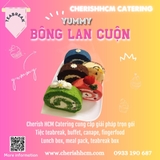 Set 10 Bông lan cuộn trà xanh/ dâu/ hoa đậu biếc/ tiramisu