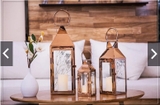 Bộ 3 Lồng Nến Đèn Bão Tráng Gương Bạc/Hồng Gold Trang Trí Nhà, Homestay, Studio, Gia Tiên Cưới Hỏi - Hàng order nhận hàng sau 5-7 ngày