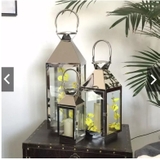 Bộ 3 Lồng Nến Đèn Bão Tráng Gương Bạc/Hồng Gold Trang Trí Nhà, Homestay, Studio, Gia Tiên Cưới Hỏi - Hàng order nhận hàng sau 5-7 ngày