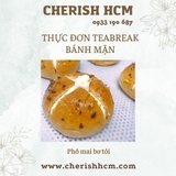 Set 10 Bánh mì phô mai bơ tỏi size mini