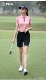 Áo cộc tay golf nữ PGA - 101206