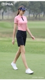 Áo cộc tay golf nữ PGA - 101206