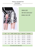 Set áo váy nữ chơi Golf chính hãng DK GL190438-KN190442